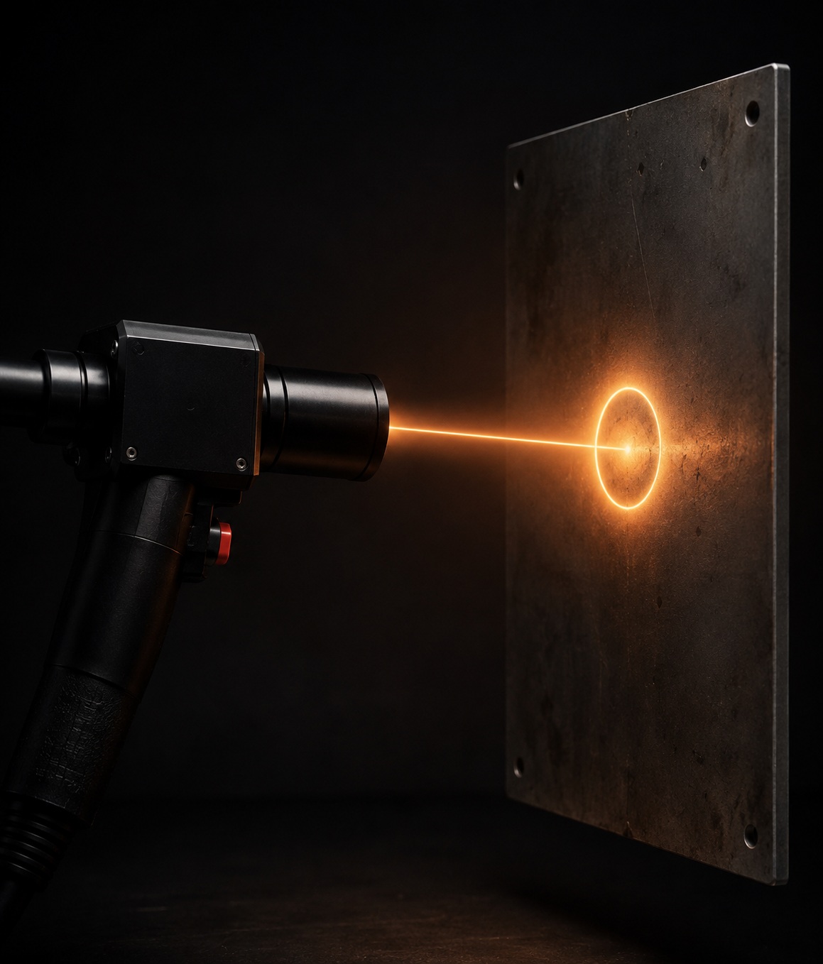 Laserreiniging van een metalen oppervlak